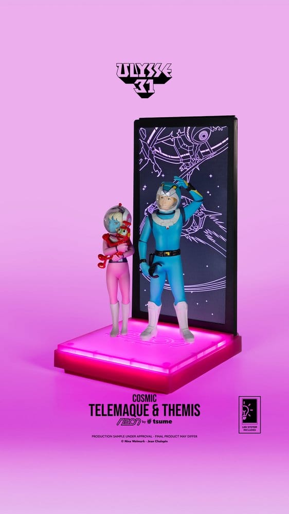 ETA END SEPT - Ulysse 31 Neon Figure 1/9 Telemachus & Themis Cosmic Version 20 cm - Image 5