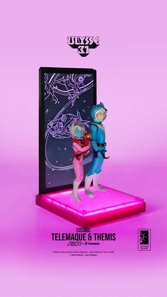 ETA END SEPT - Ulysse 31 Neon Figure 1/9 Telemachus & Themis Cosmic Version 20 cm - Image 6