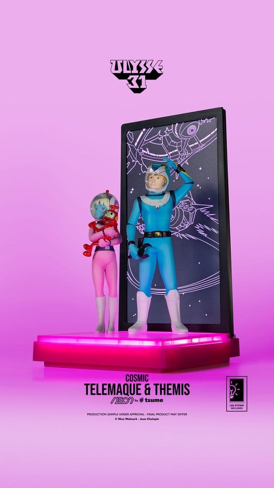 ETA END SEPT - Ulysse 31 Neon Figure 1/9 Telemachus & Themis Cosmic Version 20 cm - Image 9