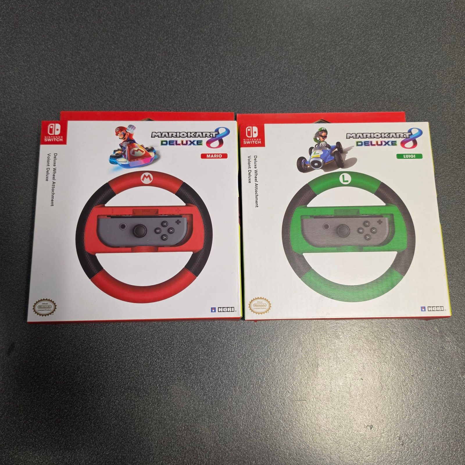SWITCH - Mario Kart 8 Steering Wheels - Mario & Luigi